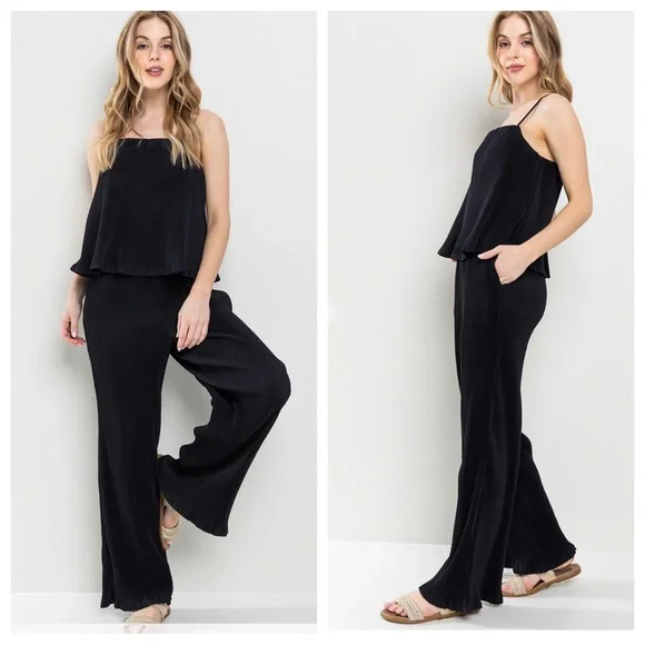 31 Fabulous Rib Sleeveless Top and Pants Set - Picture 2 of 4